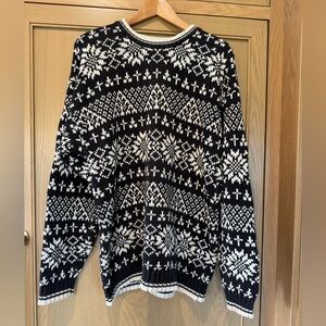 Vintage GAP Men's Y2K  Cotton Chunky Crewneck Sweater Pullover Oversized / large